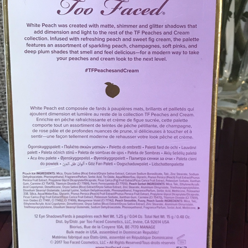 Too Faced White Peach Palette - Picture 6 of 8